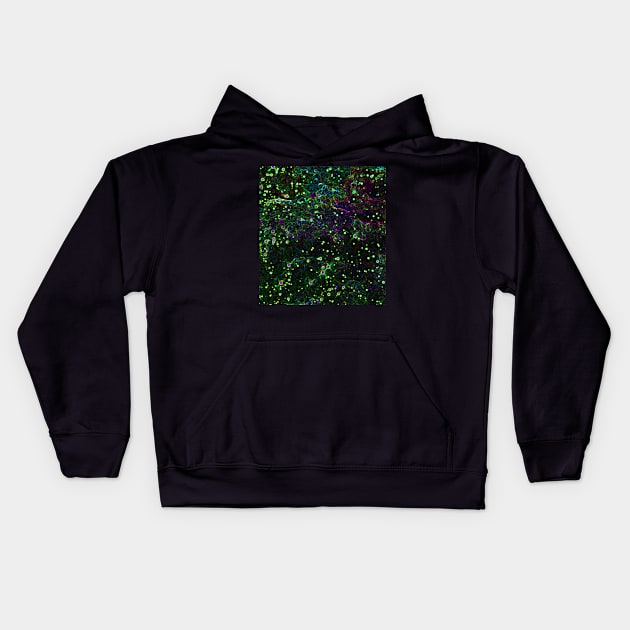 Black Panther Art - Glowing Edges 234 Kids Hoodie by The Black Panther